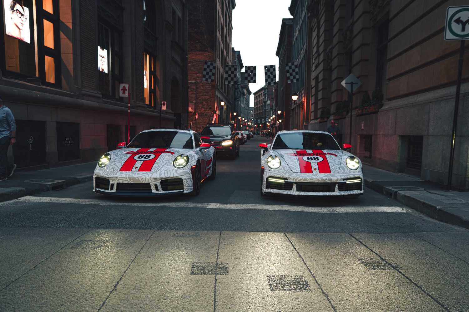 Featured branded exotic — full wrap campaign